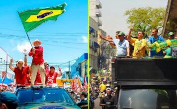 Lula faz comício em Natal e Flávio participa de moto-carreata no Rio