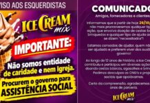 Ice Cream Mix suspende doações após 12 anos e afirma que empresas não devem substituir o Estado